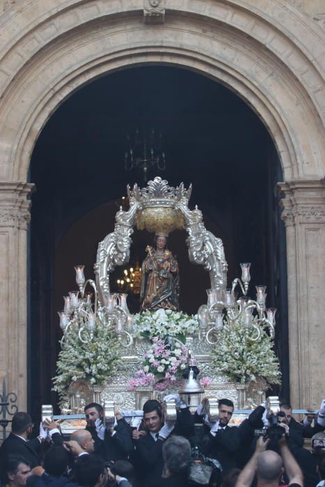 Procesión de la Virgen de la Victoria en Málaga