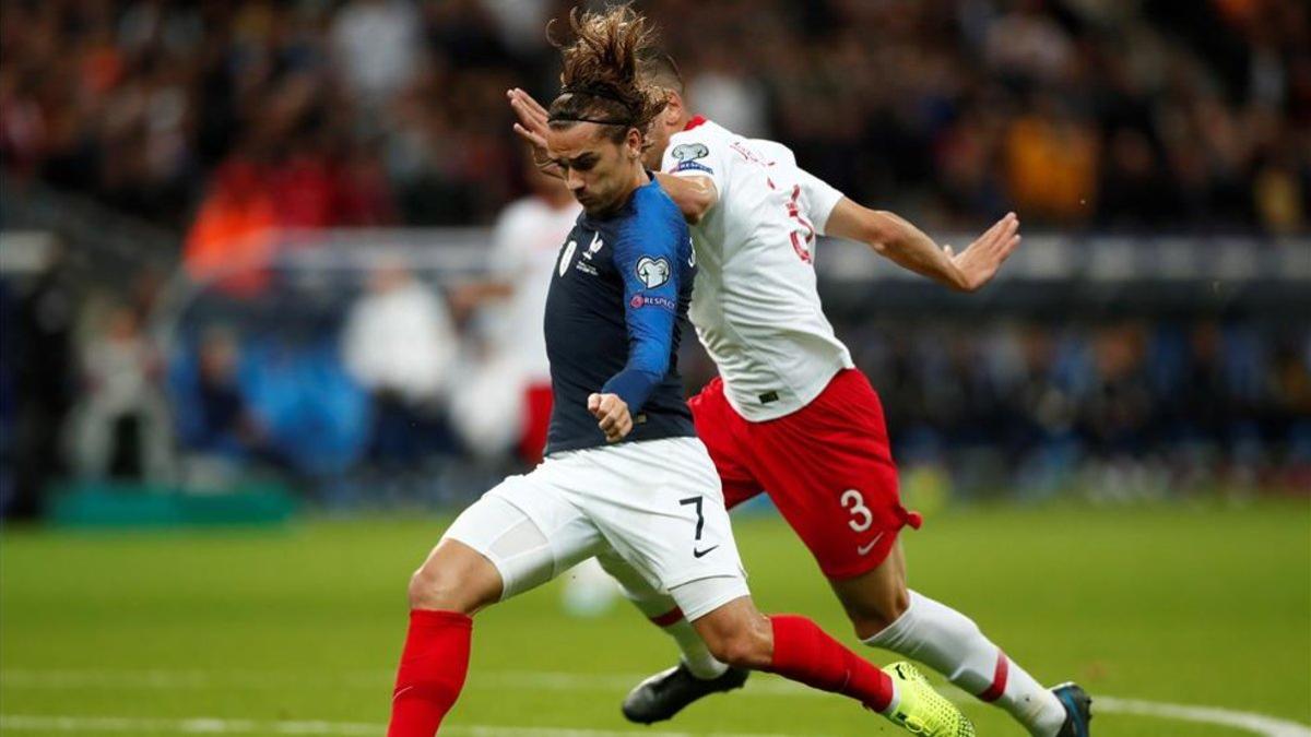 Griezmann tuvo en sus botas una ocasión clarísima en el primer tiempo