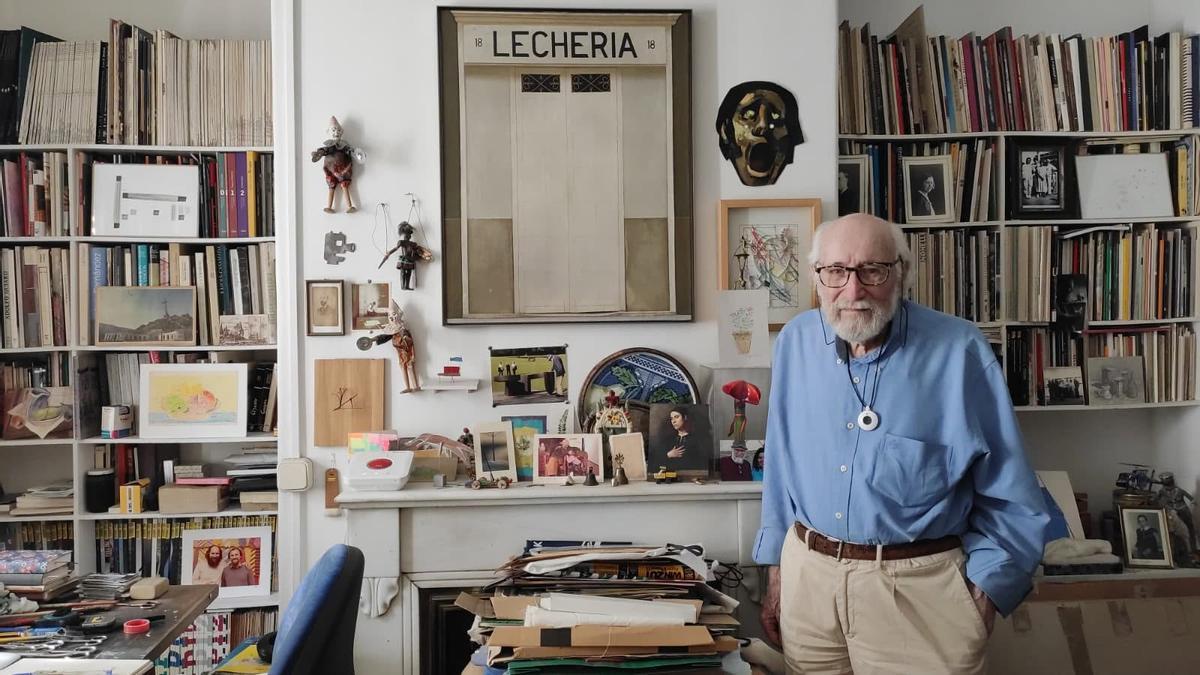 El artista Alfredo Alcaín dona 12 obras contemporáneas al Museo de Villa del Río.