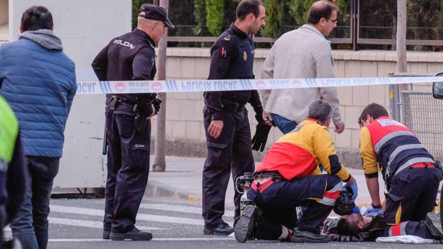 El asesino de la mujer tiroteada en Elda fue condenado en 2016 por malos tratos