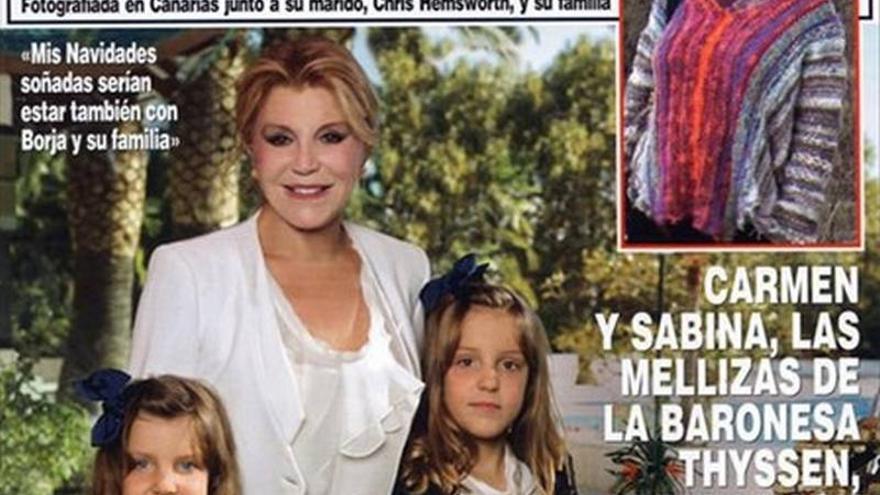 Tita Cervera prepara la Navidad con sus hijas en &#039;¡Hola!&#039;