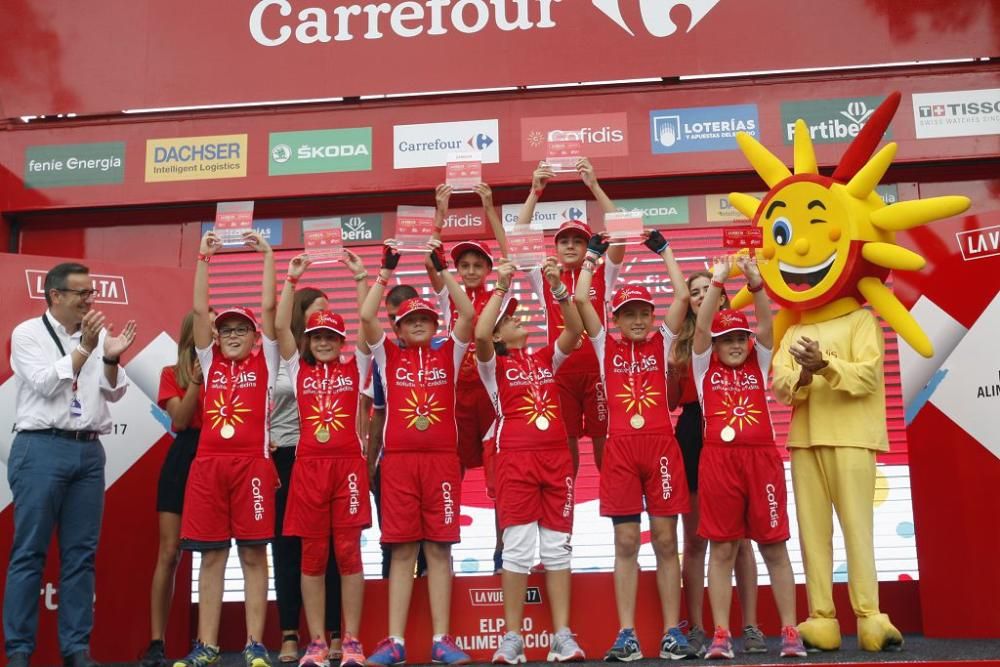 La Vuelta a España a su llegada a Alhama de Murcia