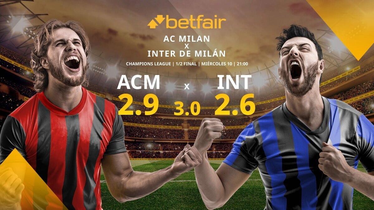 AC Milan vs. Inter de Milán: alineaciones, horario, TV, estadísticas y pronósticos
