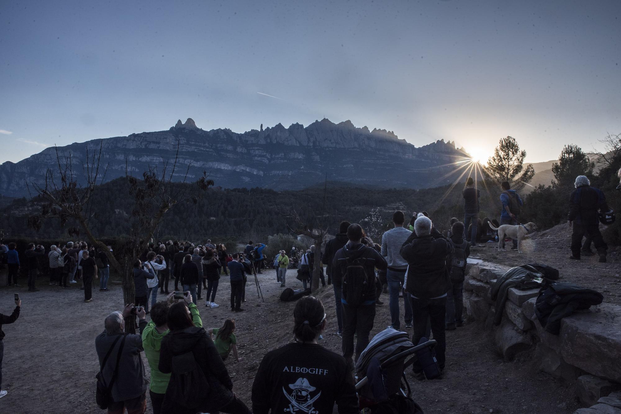 Mirador para ver el fenómeno, el año pasado