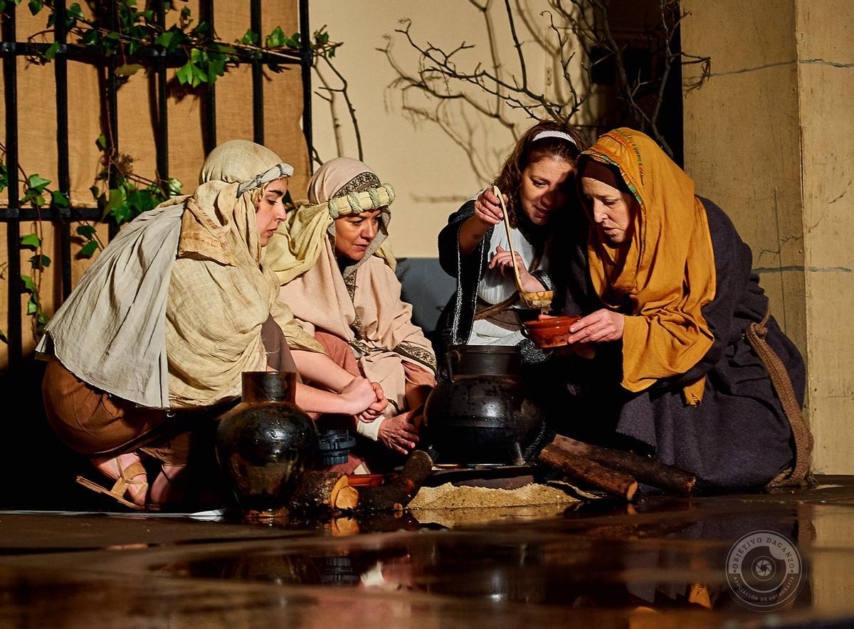 Imágenes de la representación de la Pasión