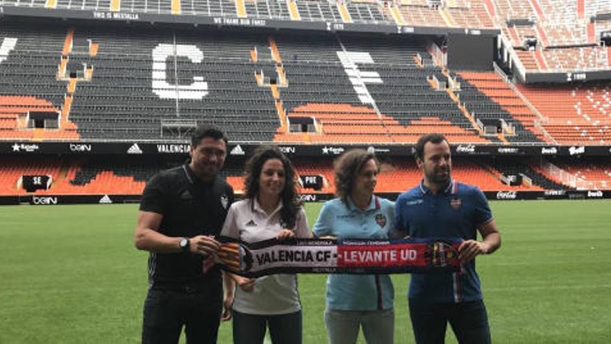 Mestalla ya está preparado para el Derbi del domingo