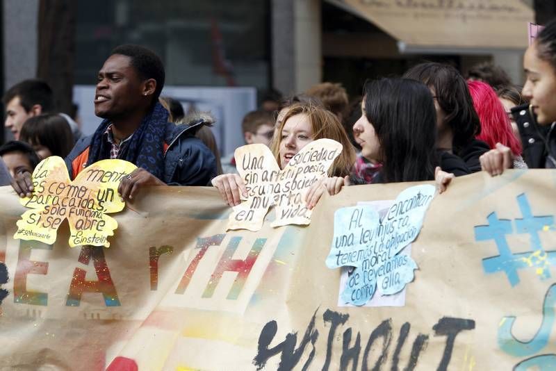 Manifestación estudiantes en contra del 3+2