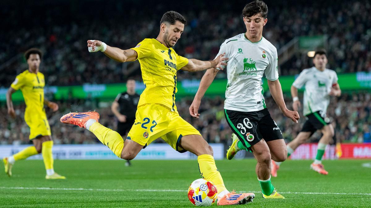 Imagen del Racing-Villarreal de Copa del Rey de la pasada temporada 2025/26.