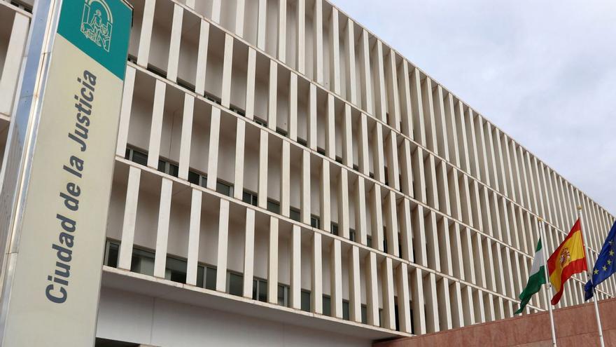 Fachada de la Ciudad de la Justicia de Málaga.