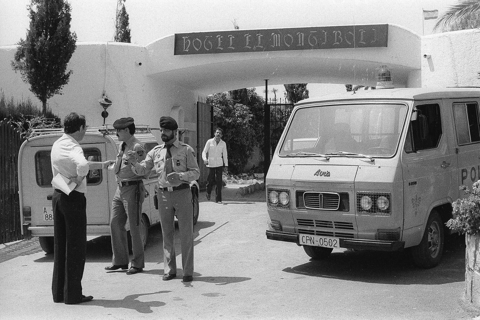 La amenaza de ETA durante el Mundial 82 hizo desplazar al Gobierno a 120 policías para custodiar el hotel Montíboli.