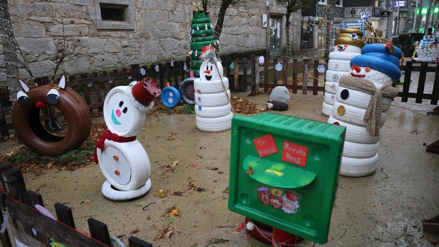 Baiona se recicla en Navidad