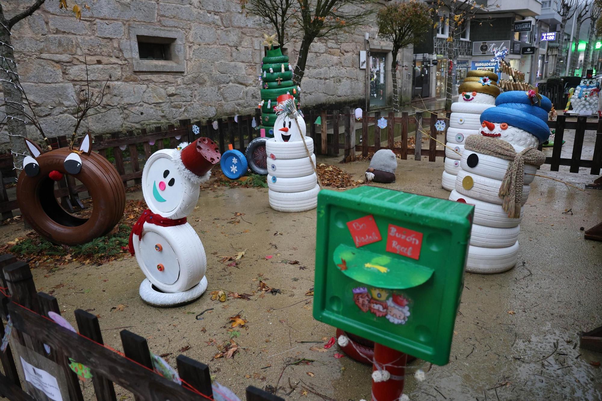 Baiona se recicla en Navidad