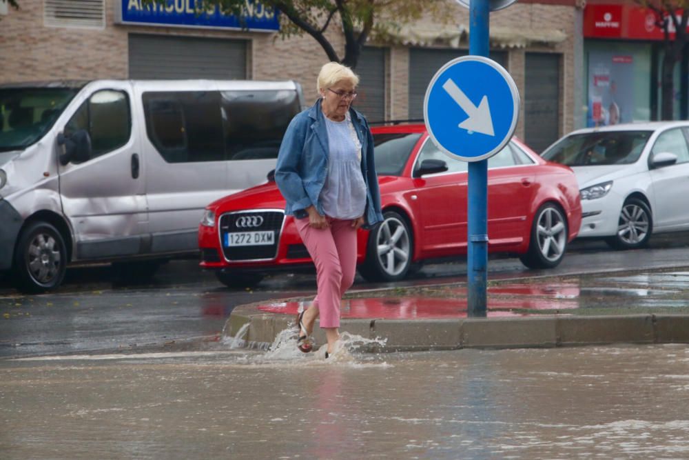 Tromba de agua en Alicante.