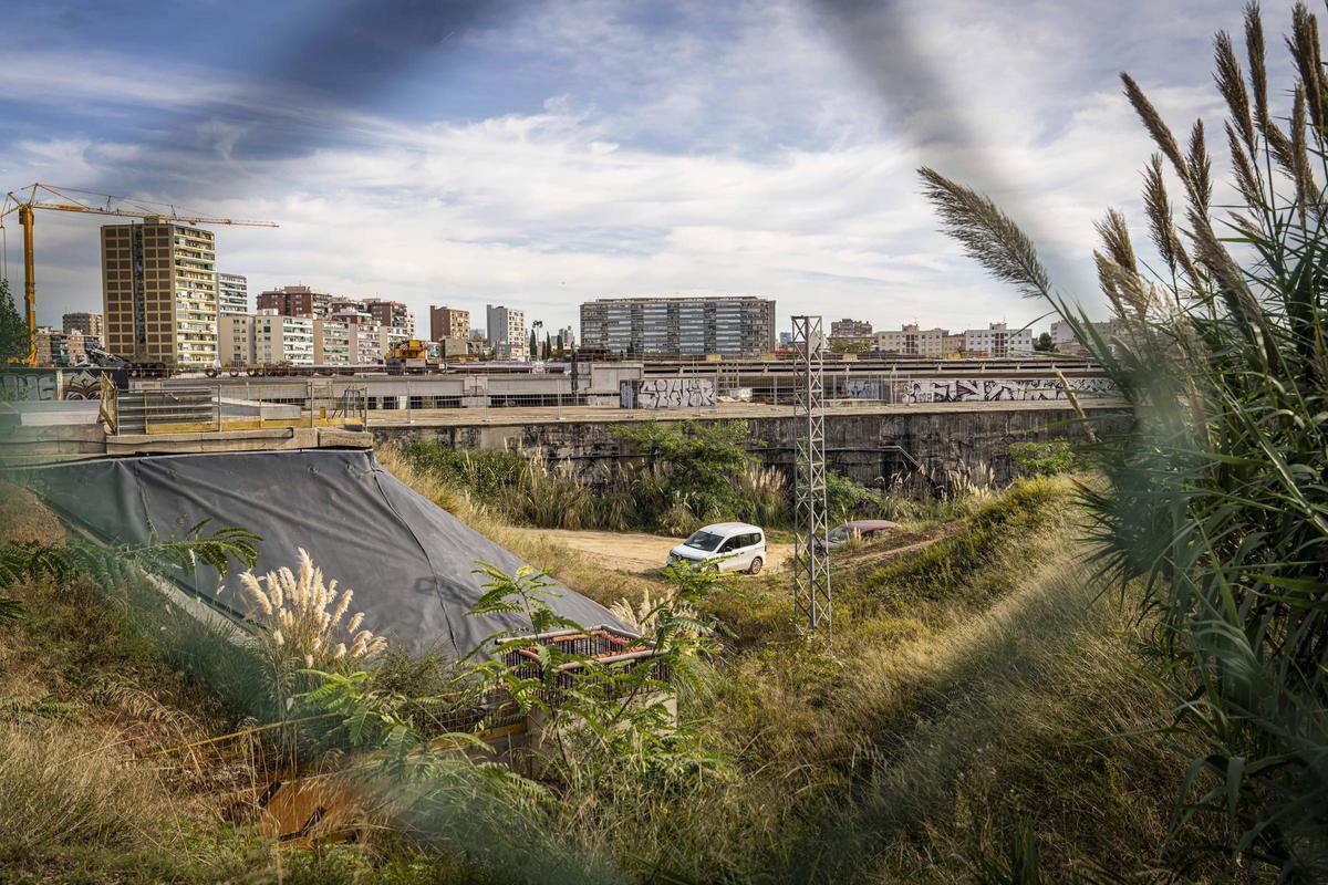 Así están las obras de la futura estación de la Sagrera