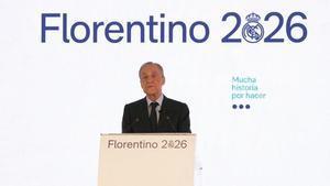 Florentino Pérez asegura que es “un orgullo y un honor” que el papa sea del Real Madrid