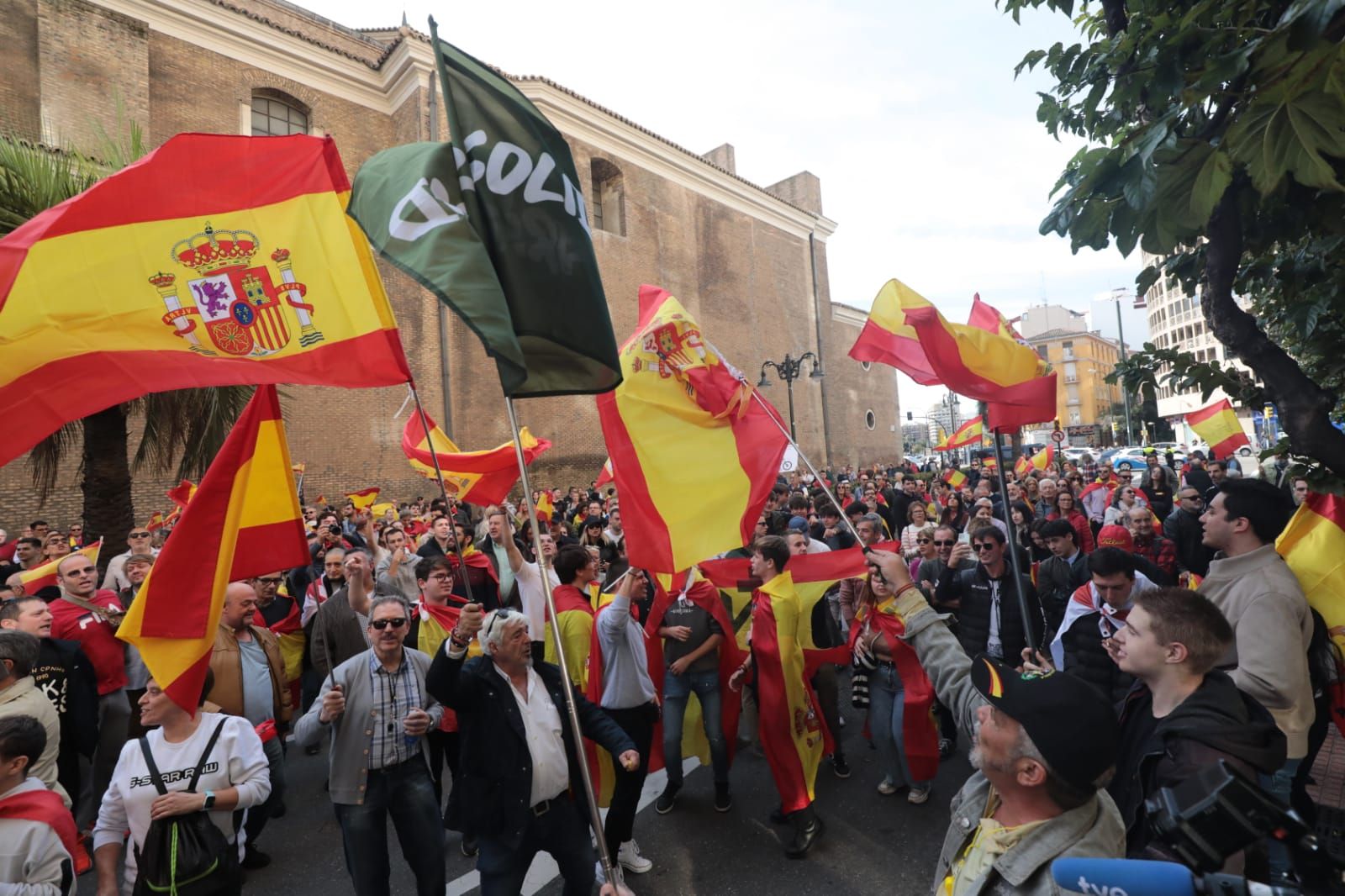 En imágenes | Manifestación de Vox contra la amnistía en Zaragoza