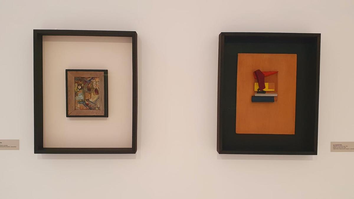 Los dos cuadros de Schwitters ya se pueden ver en el MACA: