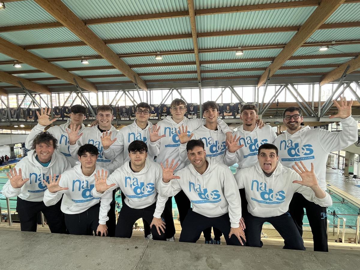 El equipo del CD Nados Castellón.