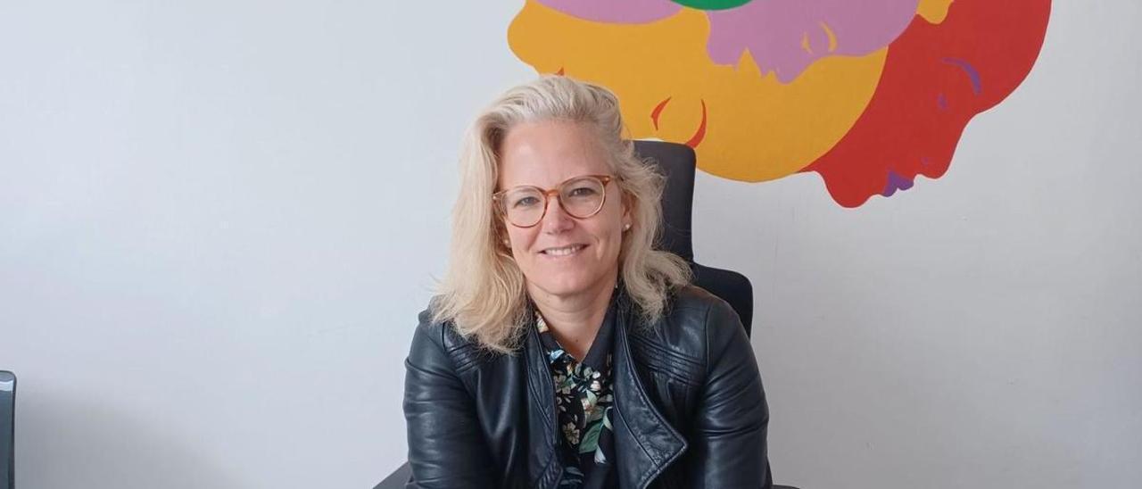 Kristin Hansen es la emprendedora que organiza en junio una semana de actos con motivo de la reivindicación del Orgullo. | J.F.M.