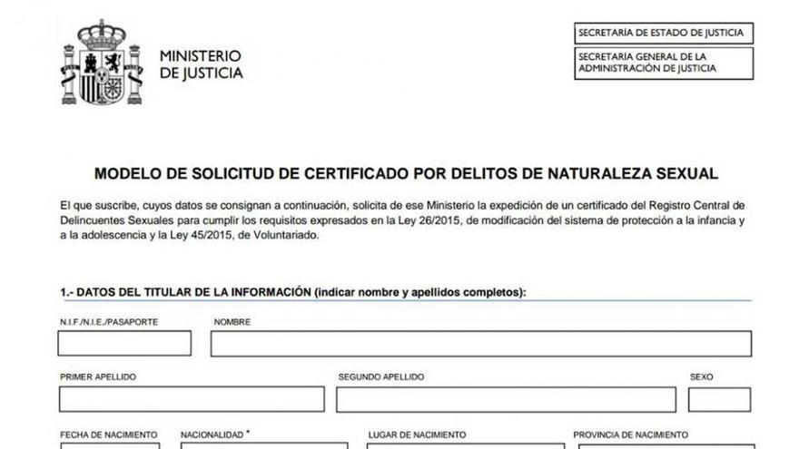 Certificado de delitos sexuales con Certificado Digital