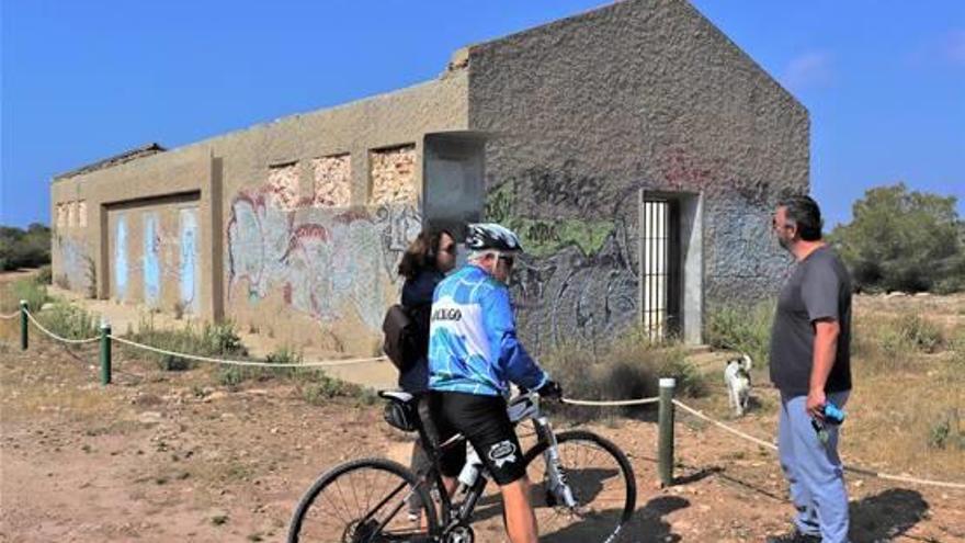 Pabellón oeste de la Guerra Civil en la Sierra de Santa Pola