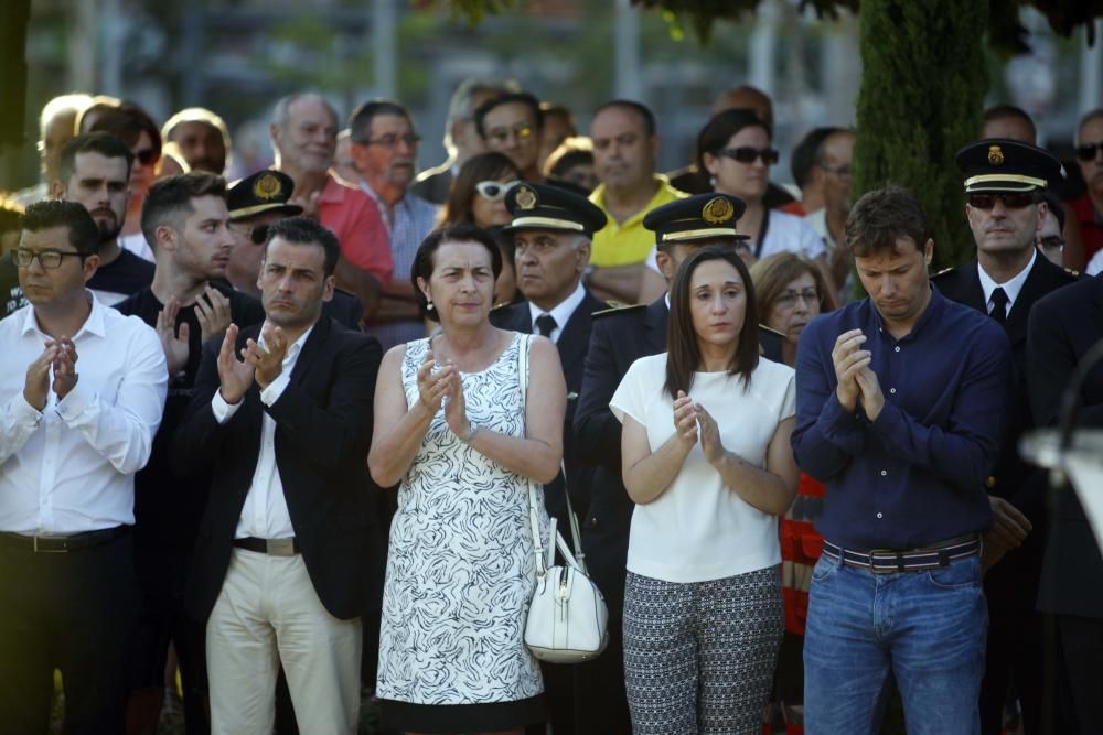 Inauguración del monumento homenaje a las víctimas del metro en el décimo aniversario del accidente