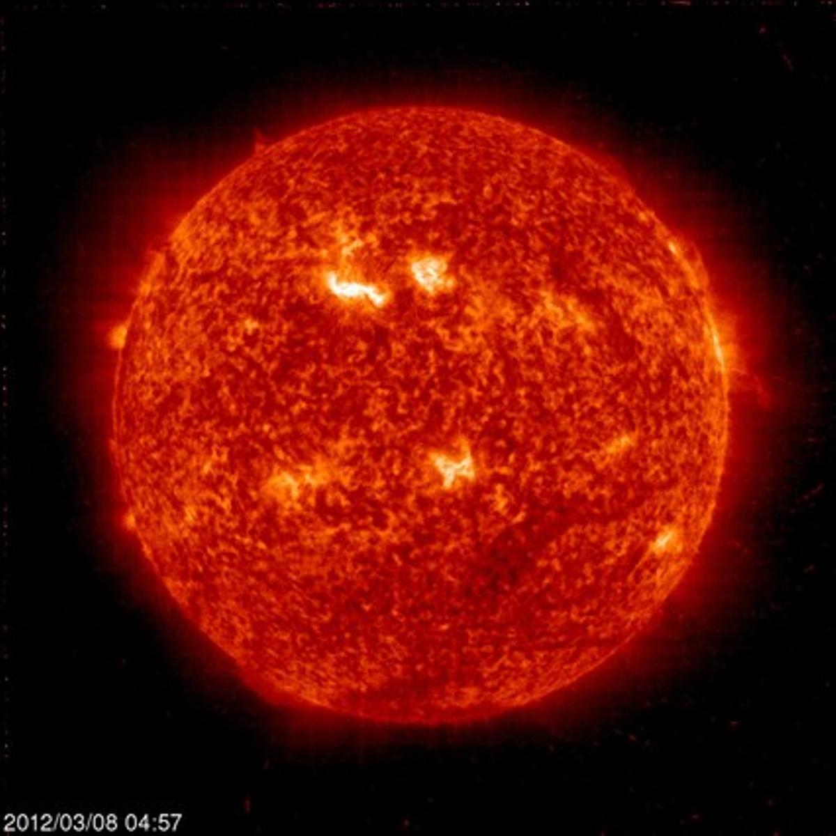 Imagen del Sol tomada por la NASA.