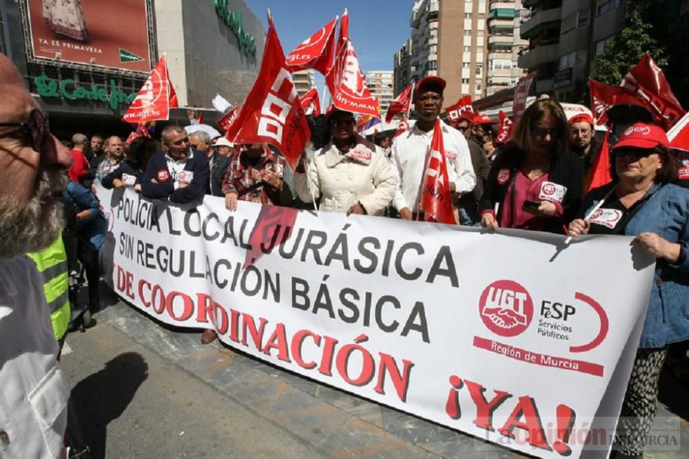 Manifestación del 1 de mayo en Murcia