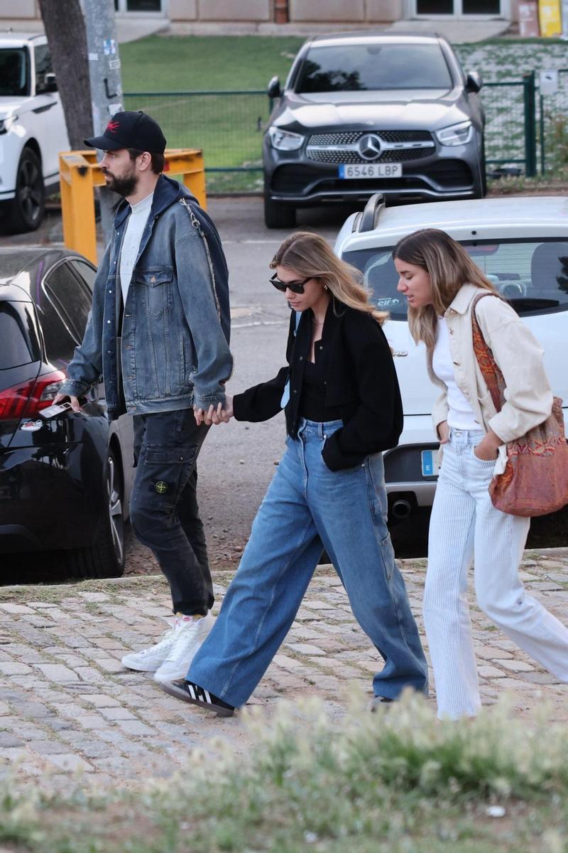 Clara Chía y Gerard Piqué en Barcelon