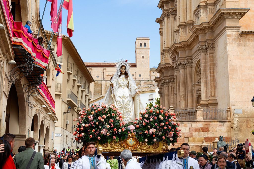 Procesión del Domingo de Resurrección en Lorca, en imágenes