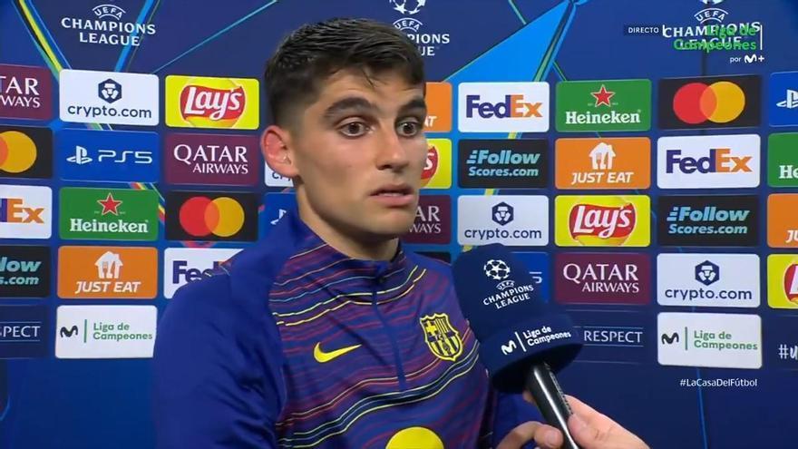 Gerard Martin, sobre la polémica con Marc Pubill: "'El jugador la para con la mano..."