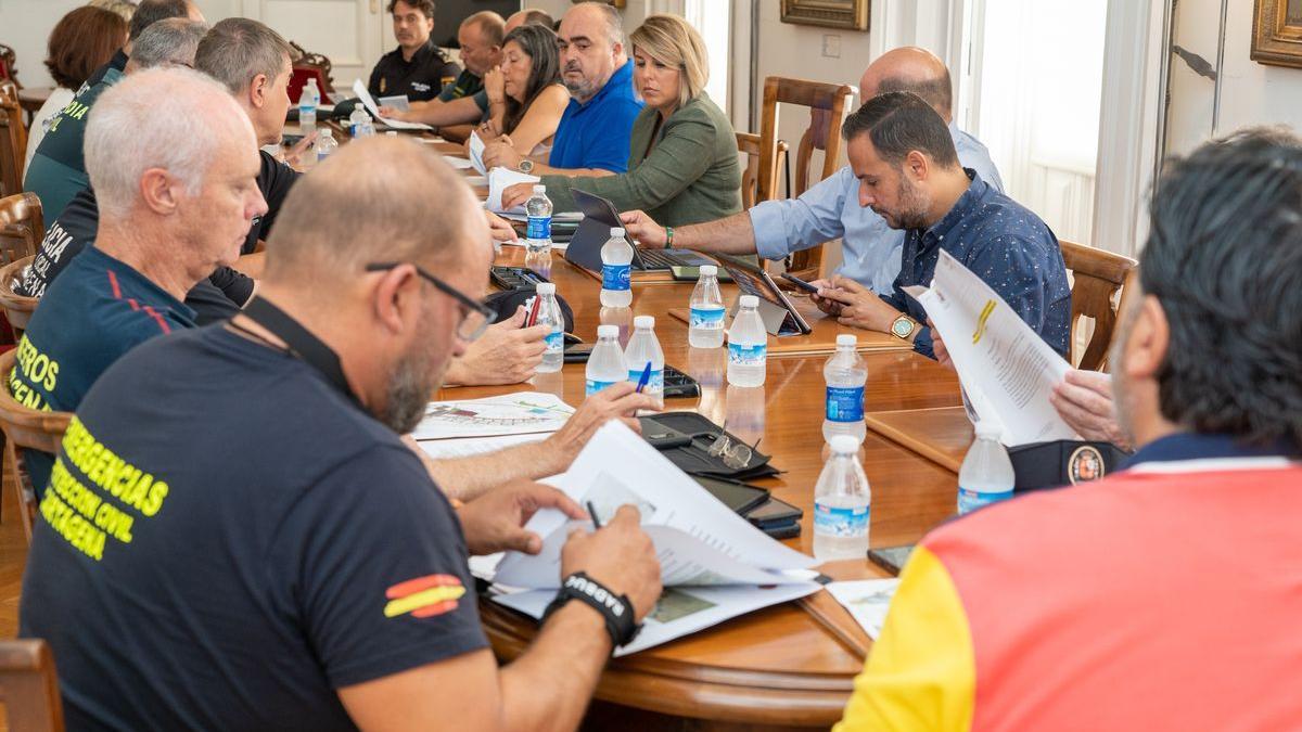 Reunión de la Junta de Seguridad de cara a las fiestas de Carthagineses y Romanos.