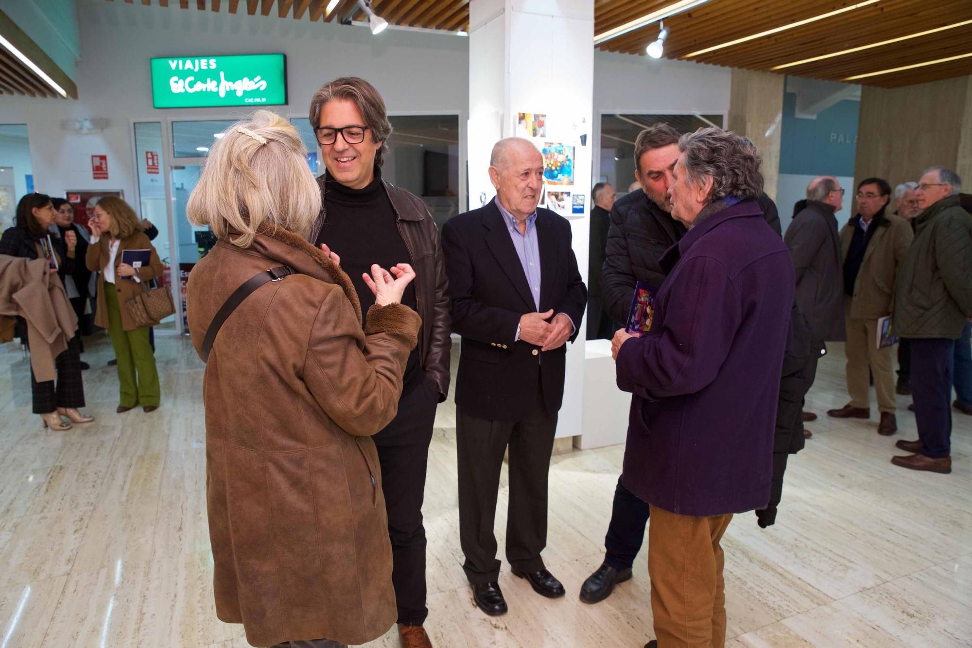 Inaugurción de la exposición sobre la última etapa del pintor Ruiz Morante en el Colegio de Médicos de Alicante