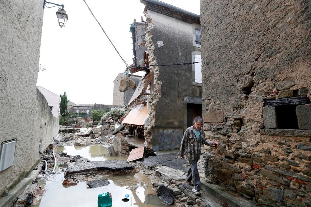 Inundaciones causadas por Leslie en Francia