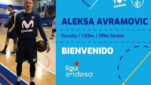 Avramovic, con la camiseta de Estudiantes.