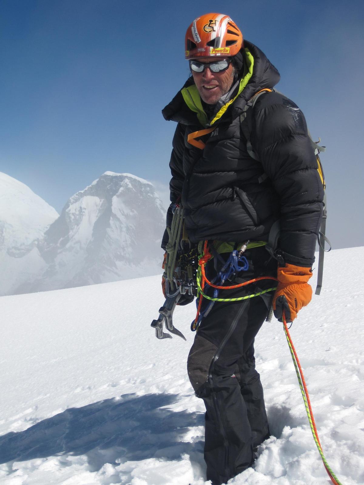 Jordi Corominas, durante una de sus expediciones alpinas