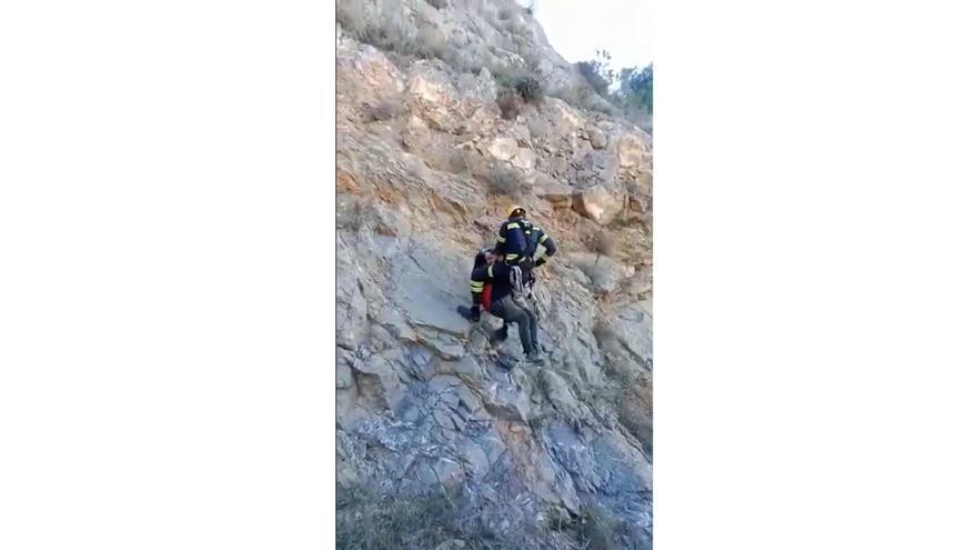 Montañista rescatado en Fontcalent