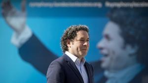 Gustavo Dudamel, en la presentación de ’Symphony’ en CosmoCaixa.