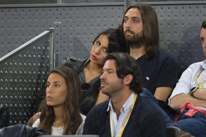 Sara Verdasco, Juan Carmona y Ana Boyer en el Mutua Madrid Open 2017