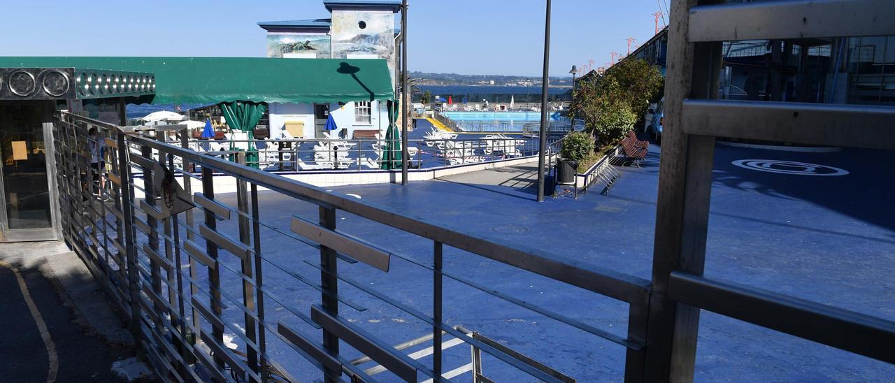 Parte de las instalaciones del Club del Mar de San Amaro.