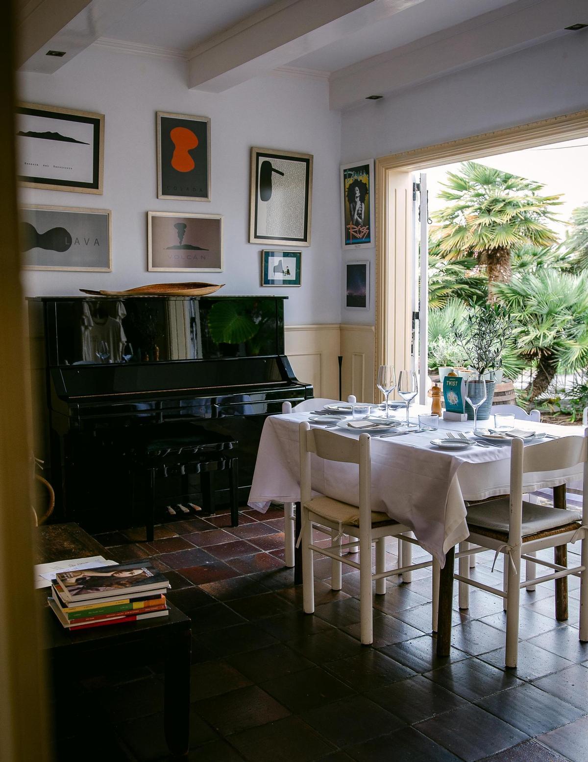 Espacio en una de las salas de Muxacho.