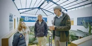 Jesús Calleja visitó las instalaciones de la compañía Internaco en Ordes
