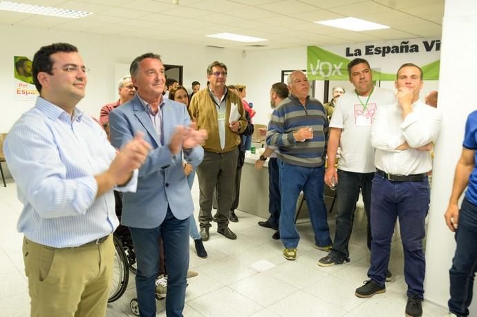 LAS PALMAS DE GRAN CANARIA. SEDE ELECTORAL DE VOX  | 28/04/2019 | Fotógrafo: José Carlos Guerra