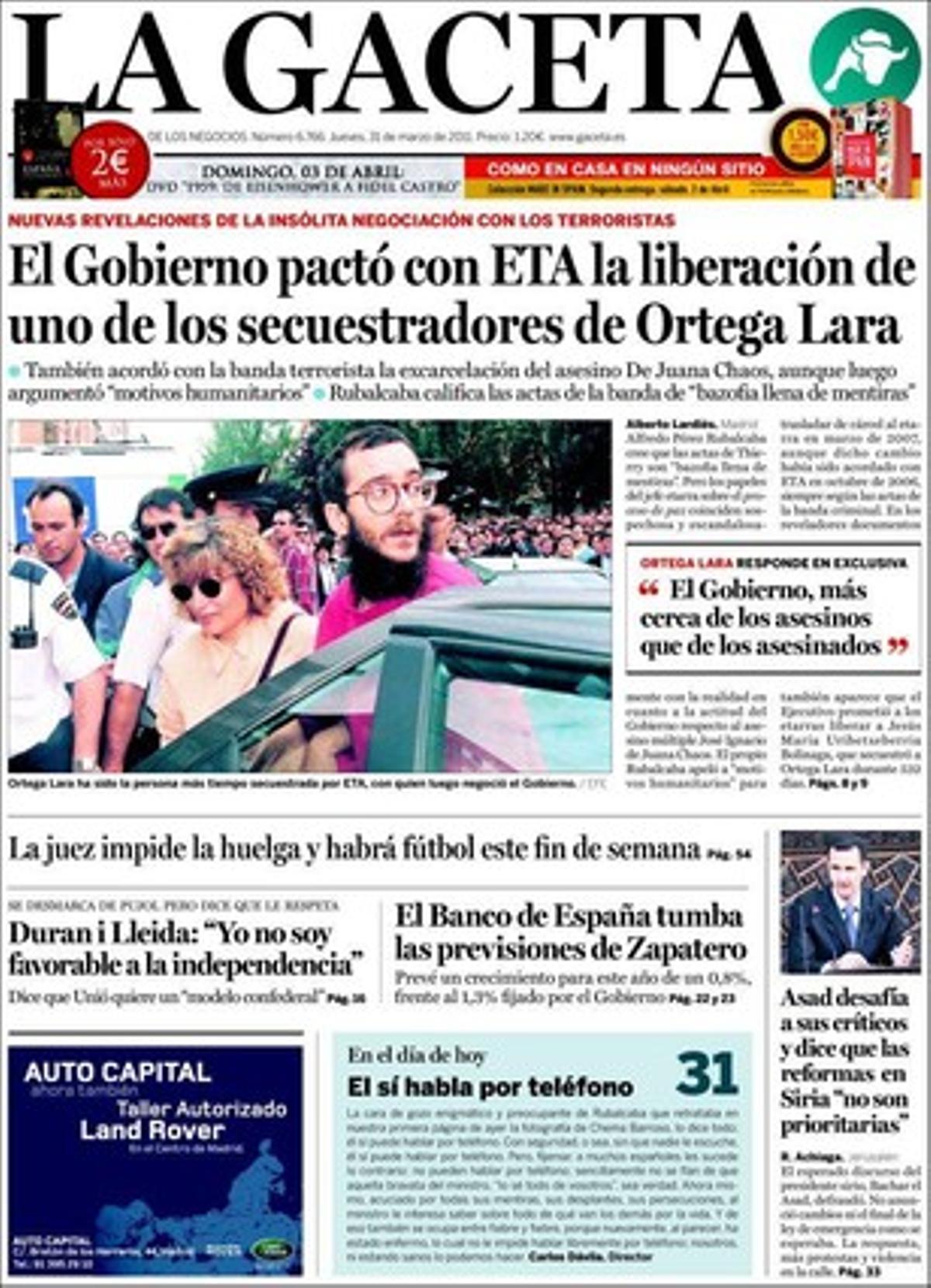 la gaseta 31-03-2011