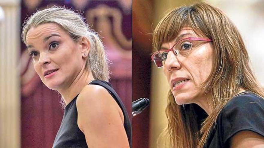 Marga Prohens, del PP, y Laura Camargo, de Podemos.