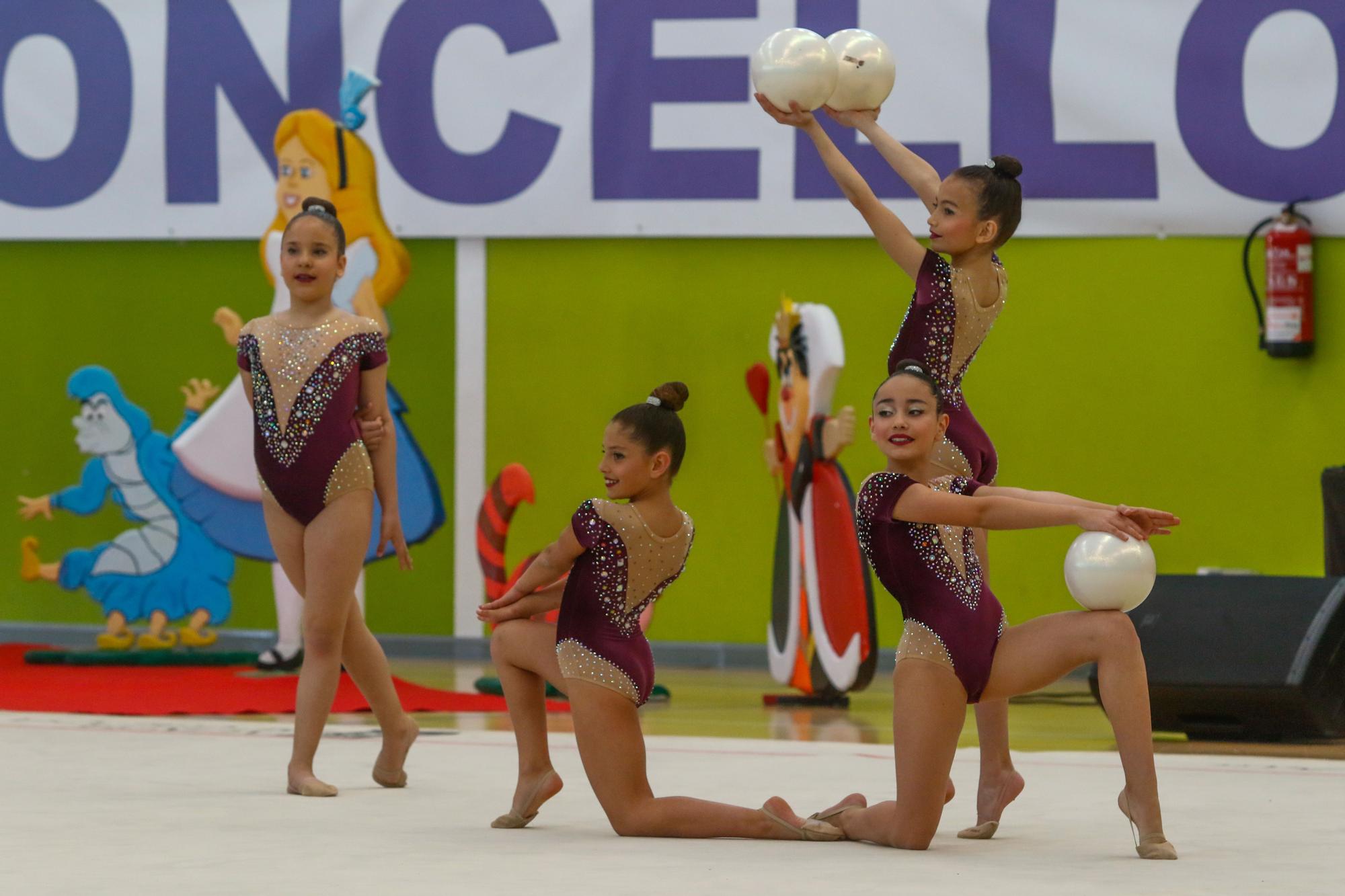 Campeonato autonómico de gimnasia rítmica en O Grove