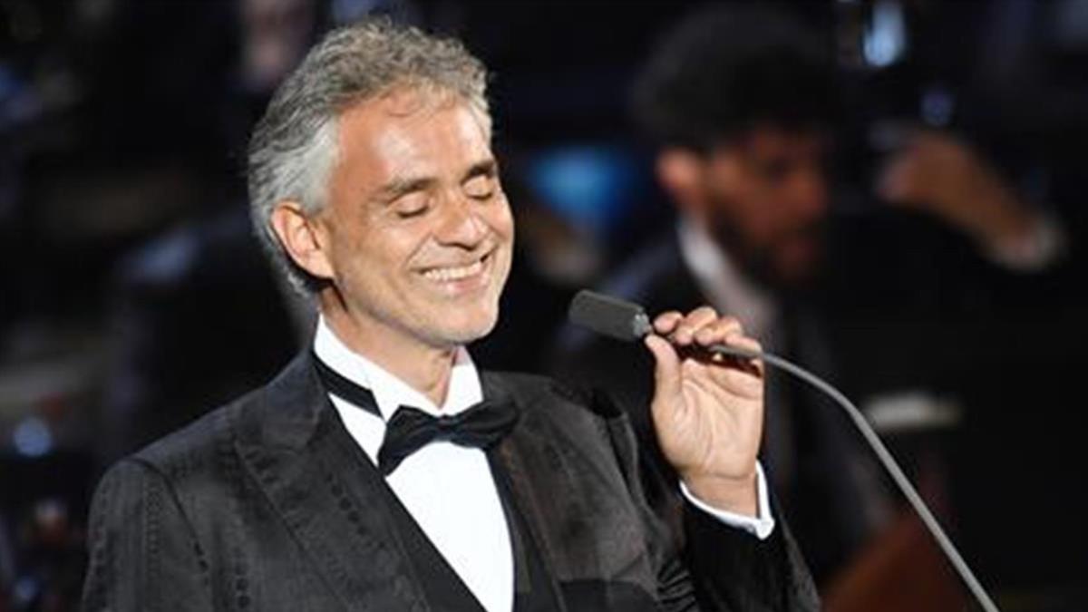 El tenor italiano Andrea Bocelli.