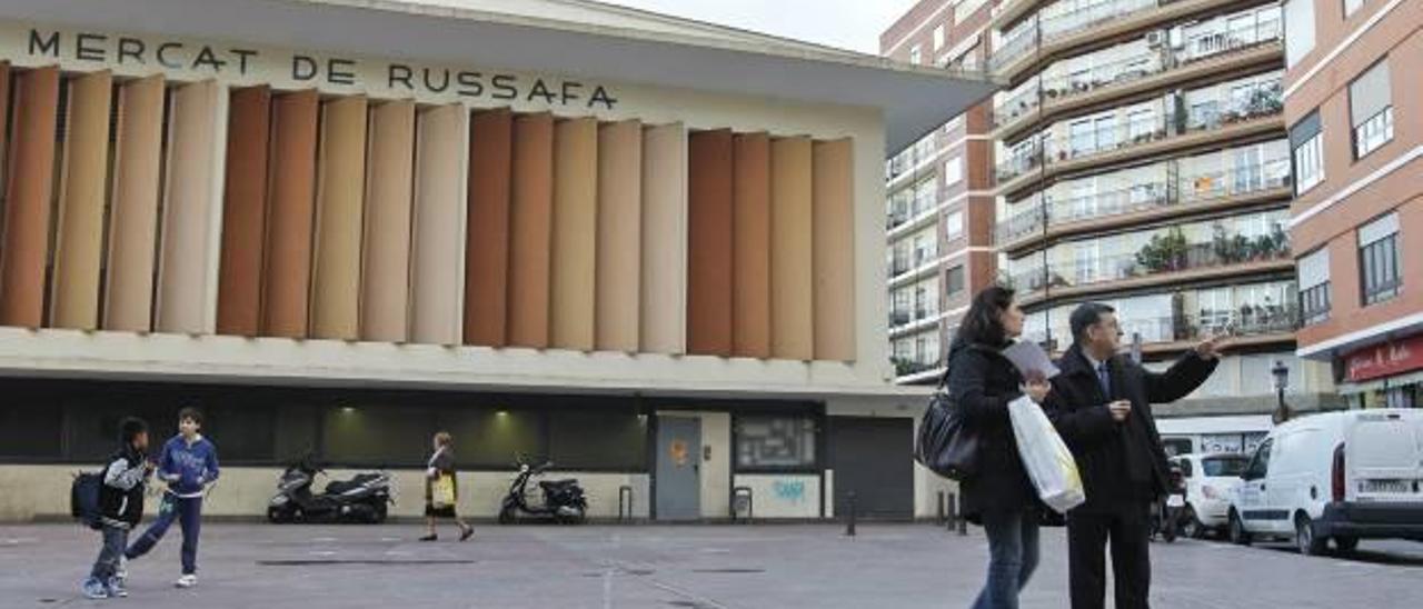 En el mercado de Russafa se ha instalado un proyecto piloto de eficiencia energética.