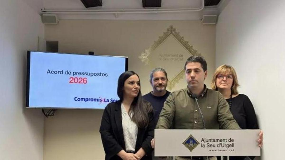L'equip de Govern de la Seu d'Urgell