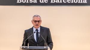 Marc Puig, presidente de Puig Brands en la Bolsa de Barcelona.